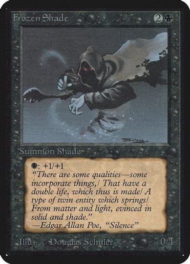 Frozen Shade [Alpha Edition] (Moderately Played)