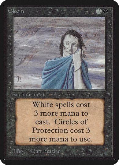 Gloom [Alpha Edition] (Moderately Played)