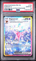 2025 Pokemon Scarlet and Violet Prismatic Evolutions Special Illustration Rare Espeon Ex #155 PSA 10 113270107