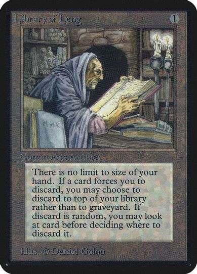 Library of Leng [Alpha Edition] (Heavily Played)