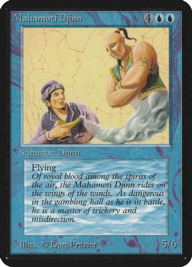 Mahamoti Djinn [Alpha Edition] (Heavily Played)