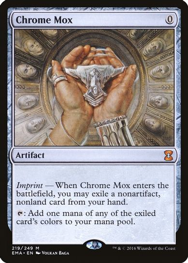 Chrome Mox (219) [Eternal Masters] (Moderately Played Foil)