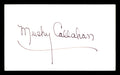 Mushy Callahan Autographed 3x5 Index Card Boxer SKU #179740