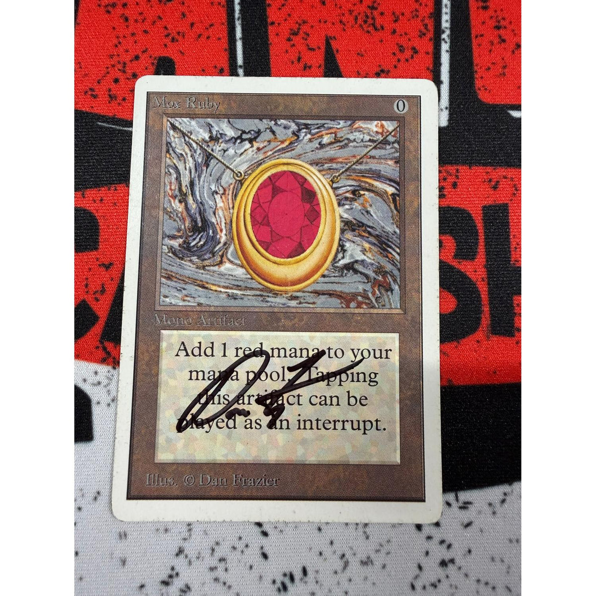 Mox Ruby (HP) [Unlimited Edition] [PICS] (Heavy Played)