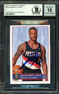 Damian Lillard Autographed 2012-13 Panini Stickers European Rookie Card #246 Portland Trail Blazers Auto Grade Gem Mint 10 Beckett BAS #13605371