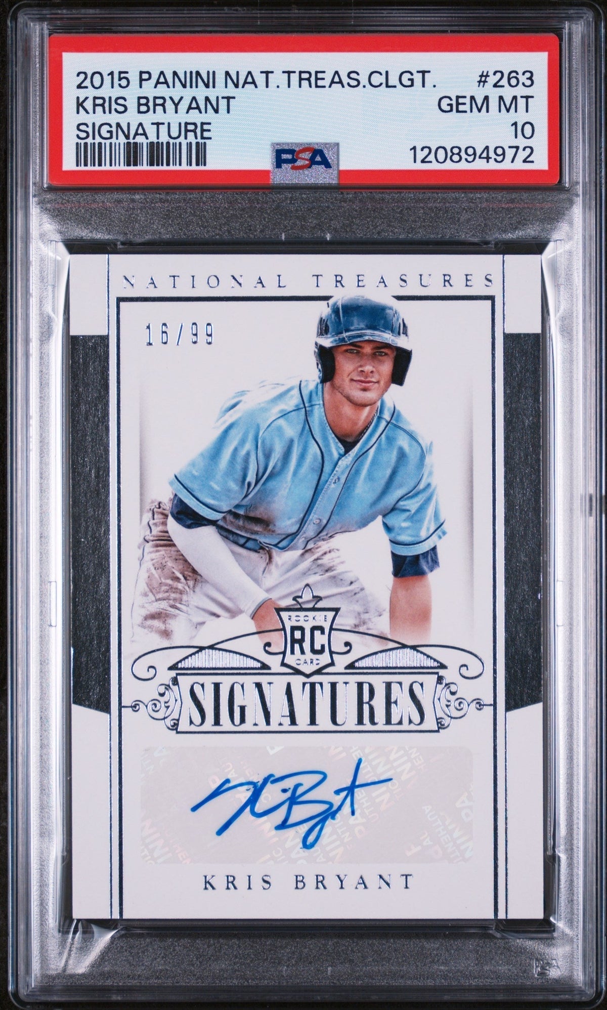 2015 National Treasures #263 Kris Bryant Signatures /99 PSA 10 120894972