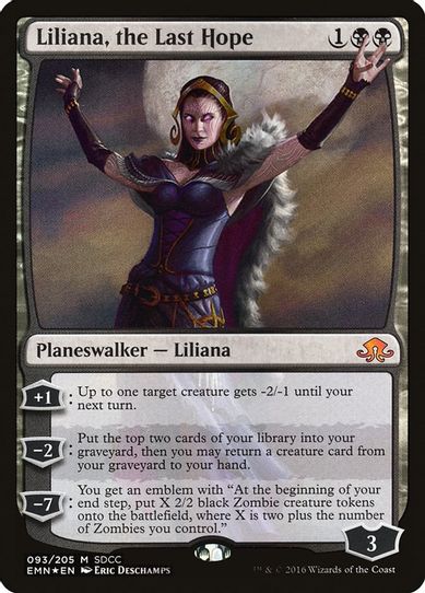 Liliana, the Last Hope (SDCC Exclusive) (93) [Media Promos] (Damaged Foil)