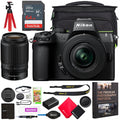 Nikon Z50II Mirrorless Camera + 2 Lens Kit 16-50mm & 50-250mm VR + Accessories Bundle