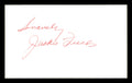 Jackie Fields Autographed 3x5 Index Card Welterweight Champ SKU #179753