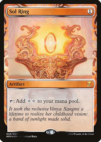 Sol Ring (24) [Masterpiece Series: Kaladesh Inventions] (Near Mint Foil)