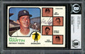Joe Schultz Autographed 1973 Topps Card #323 Detroit Tigers Beckett BAS #12306463