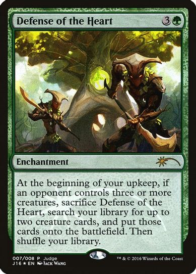 Defense of the Heart (7) [Judge Promos] (Damaged Foil)