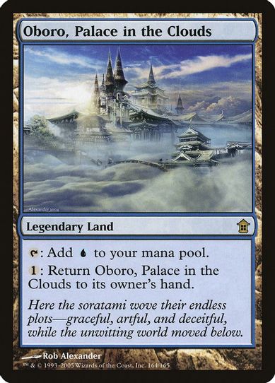 Oboro, Palace in the Clouds (164) [Saviors of Kamigawa] (Near Mint Foil)