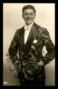 Carl Brisson Autographed 3x5.5 Photo Danish Actor "Happy Christmas" SKU #179770