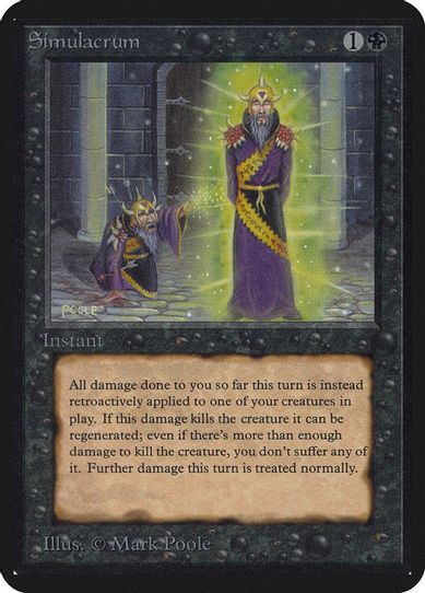 Simulacrum [Alpha Edition] (Lightly Played)