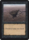 Sinkhole [Alpha Edition] (Lightly Played)