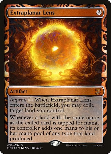 Extraplanar Lens (38) [Masterpiece Series: Kaladesh Inventions] (Lightly Played Foil)