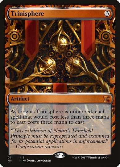 Trinisphere (52) [Masterpiece Series: Kaladesh Inventions] (Damaged Foil)