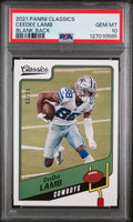 2021 Panini Classics Blank Back Ceedee Lamb /25 PSA 10
