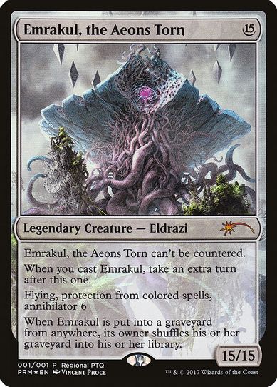 Emrakul, the Aeons Torn (1) [Pro Tour Promos] (Near Mint Foil)