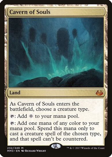 Cavern of Souls (232) [Modern Masters 2017] (Damaged Foil)