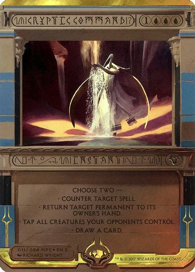 Cryptic Command (11) [Masterpiece Series: Amonkhet Invocations] (Near Mint Foil)