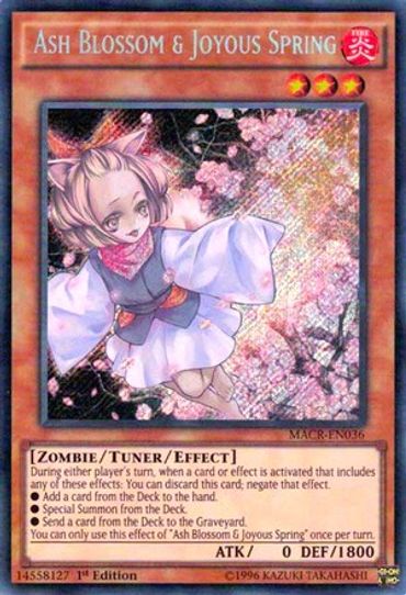 Ash Blossom & Joyous Spring (MACR-EN036) [Maximum Crisis] (Lightly Played 1st Edition)