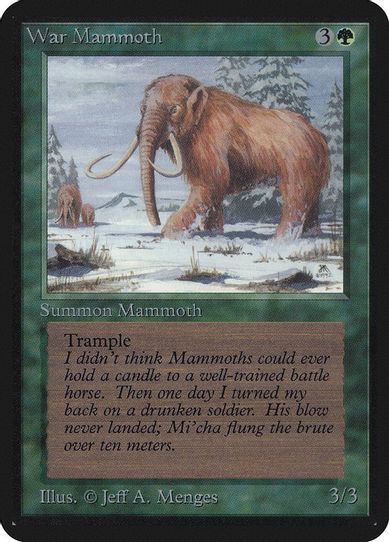 War Mammoth [Alpha Edition] (Damaged)