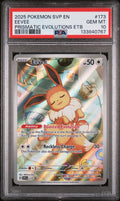 2025 Pokemon Scarlet and Violet Prismatic Evolutions Elite Trainer Box Eevee #173 PSA 10