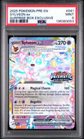 [PSA 9 - MINT] SYLVEON ex #041 - Surprise Box Exclusive - Prismatic Evolutions (2025)