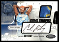 2003 Fleer Hoops Hot Prospects #95 Carmelo Anthony Game Graphs Patch Auto /400
