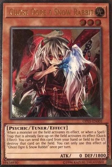 Ghost Ogre & Snow Rabbit (OP05-EN001) [OTS Tournament Pack 5] (Near Mint Unlimited)