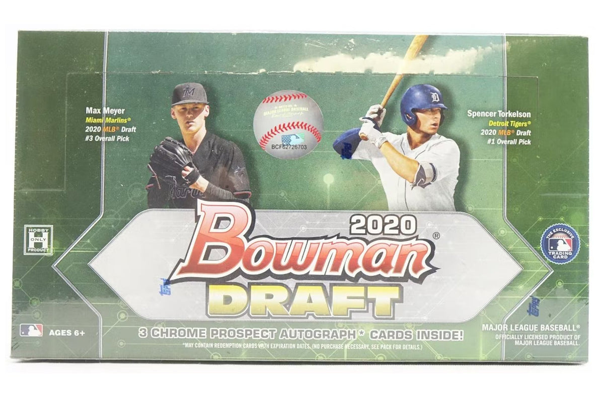 2020 Bowman Draft Baseball Jumbo Box