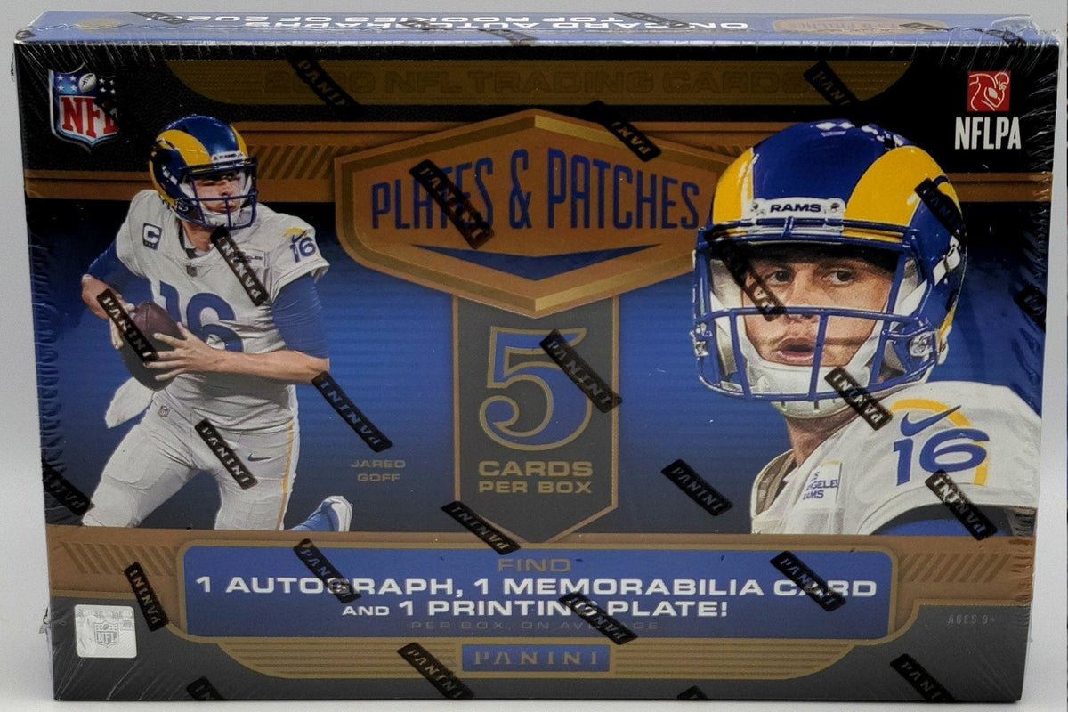2020 Panini Plates Patches Football Hobby Box