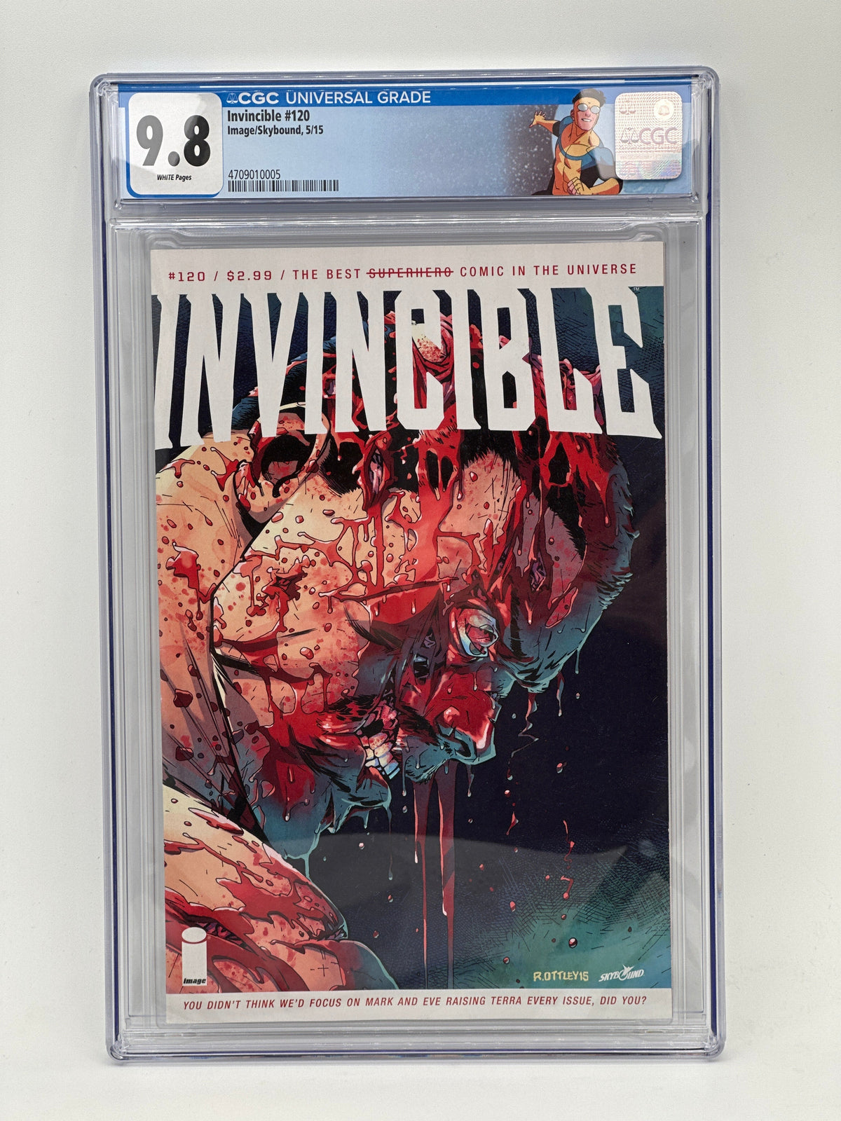 Invincible #120 CGC 9.8 Custom Label