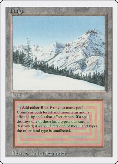 Taiga [Revised Edition] (Moderately Played)