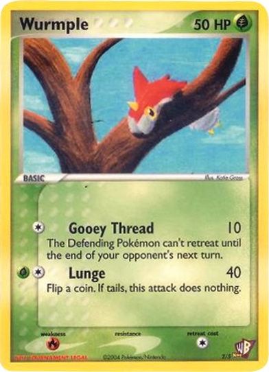 Wurmple (2/5) [Kids WB Promos] (Near Mint)