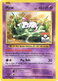 Mew 53/108 (League Promo) [1st Place] [League & Championship Cards] (Damaged Holofoil)