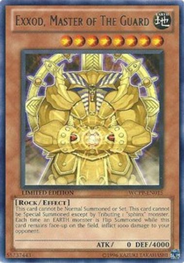 Exxod, Master of The Guard (WCPP-EN015) [World Championship 2010 Card Pack] (Damaged Limited)