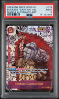 2024 One Piece Awakening of the New Era Manga Alternate Art Eustass Captain Kid #OP05074 PSA 9