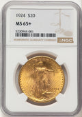 1924 $20 Saint Saint-Gaudens Double Eagle NGC MS65+