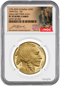 2026-W 1 oz Proof Gold Buffalo FDI 250 Liberty Bell NGC PF70 (1776-2026) Hancock
