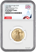 2026-W 1/4 oz Proof Gold Eagle 250 Liberty Bell FDI NGC PF70 (1776-2026)