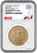 2026-W 1 oz Enhanced Gold Eagle 250 FDI NGC MS70 (1776-2026)