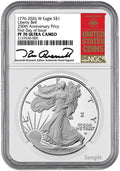 2026 W Silver Eagle Liberty Bell 250 Privy FDI PF70 NGC Bressett (1776–2026)