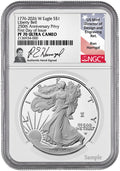 2026 W Silver Eagle Liberty Bell 250 Privy FDI PF70 NGC Harrigal (1776–2026)