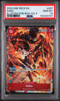 2026 One Piece Promo Illustration Box Volume 5 Sabo #OP05007 PSA 10