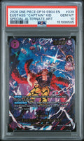 2026 One Piece the Azure Sea's Seven Special Alternate Art Eustass Captain Kid #EB04-039 PSA 10