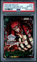 2023 One Piece Promos Store Championship Winner Eustass "Captain" Kid #P-003 PSA 10