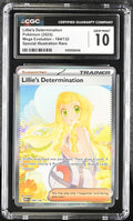 2025 Pokemon #184/132 Lillie's Determination Mega Evolution CGC 10
